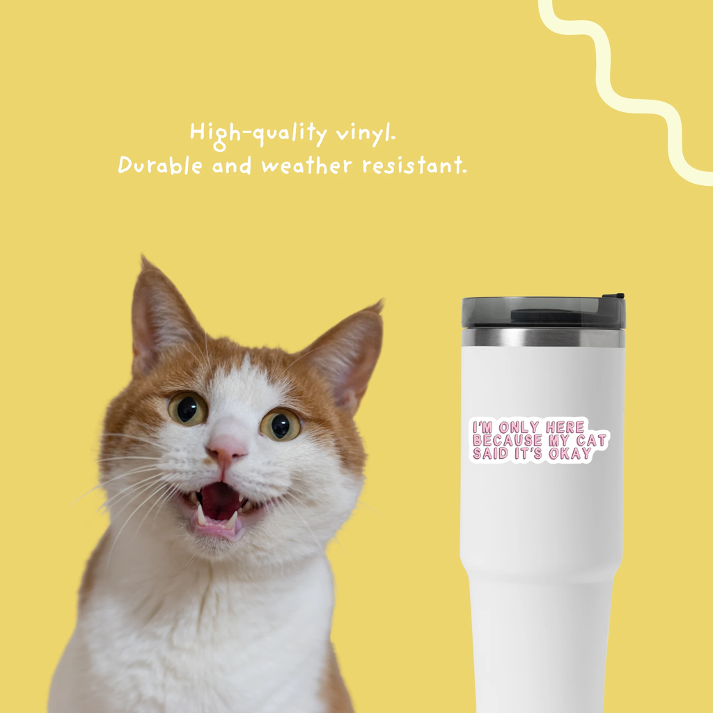 Cat Parent Vinyl Sticker Pack – Set of 6 Pet Owner Stickers by Five Dot Post