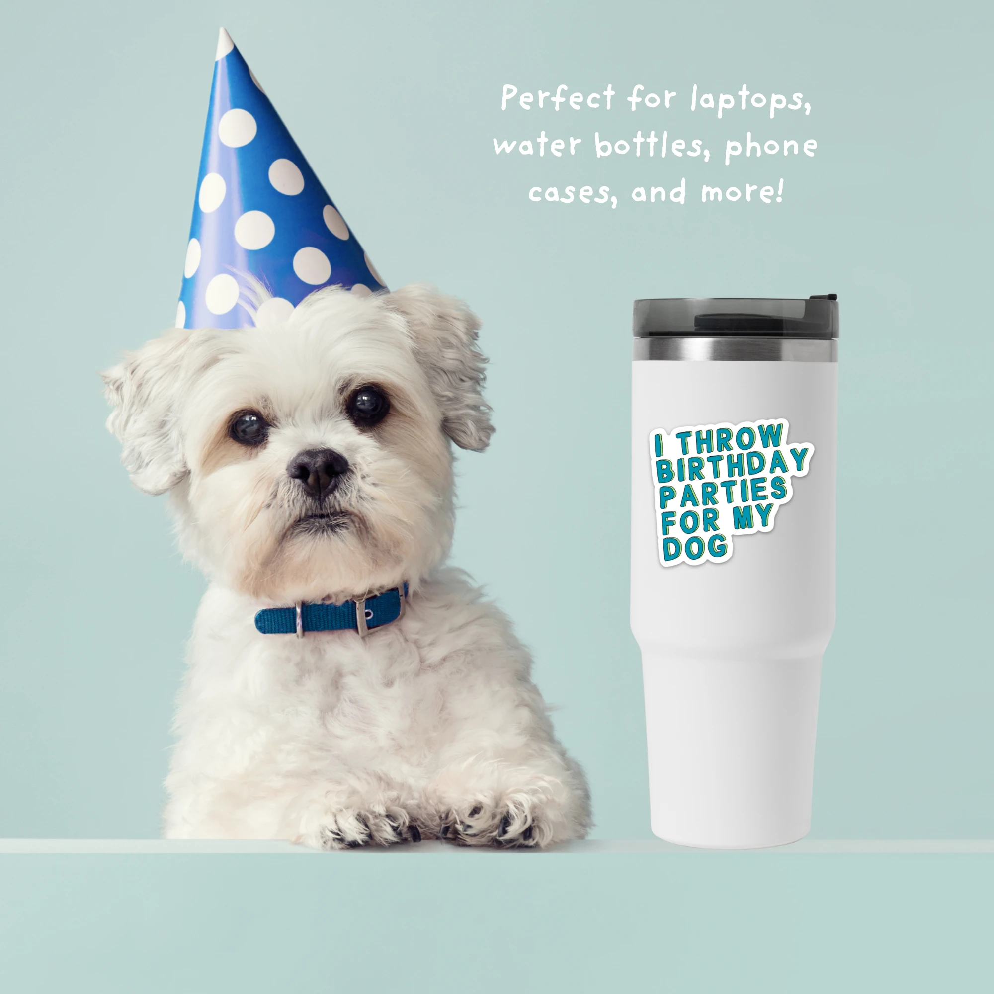 Dog Parent Sticker Pack – 6 Vinyl Stickers for Pet Owners by Five Dot Post