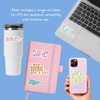 Cat Parent Vinyl Sticker Pack – Set of 6 Pet Owner Stickers by Five Dot Post