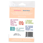 Horse Parent Vinyl Sticker Pack – Set of 6 Horse Owner Stickers by Five Dot Post