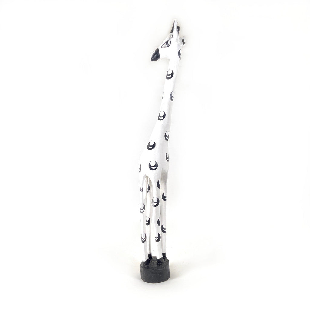 Colorful Painted Wood Giraffe - 24"