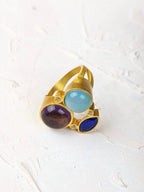 Three-Stone Statement Ring by Ash & Rose