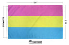 Pansexual (Pan) Pride Flag