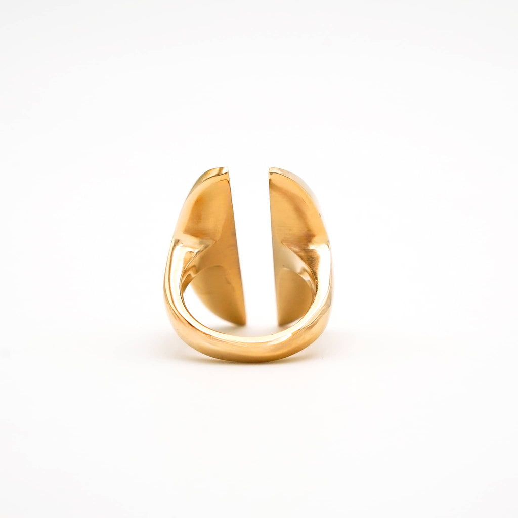 Pata Brass Adjustable Ring for Men and Women