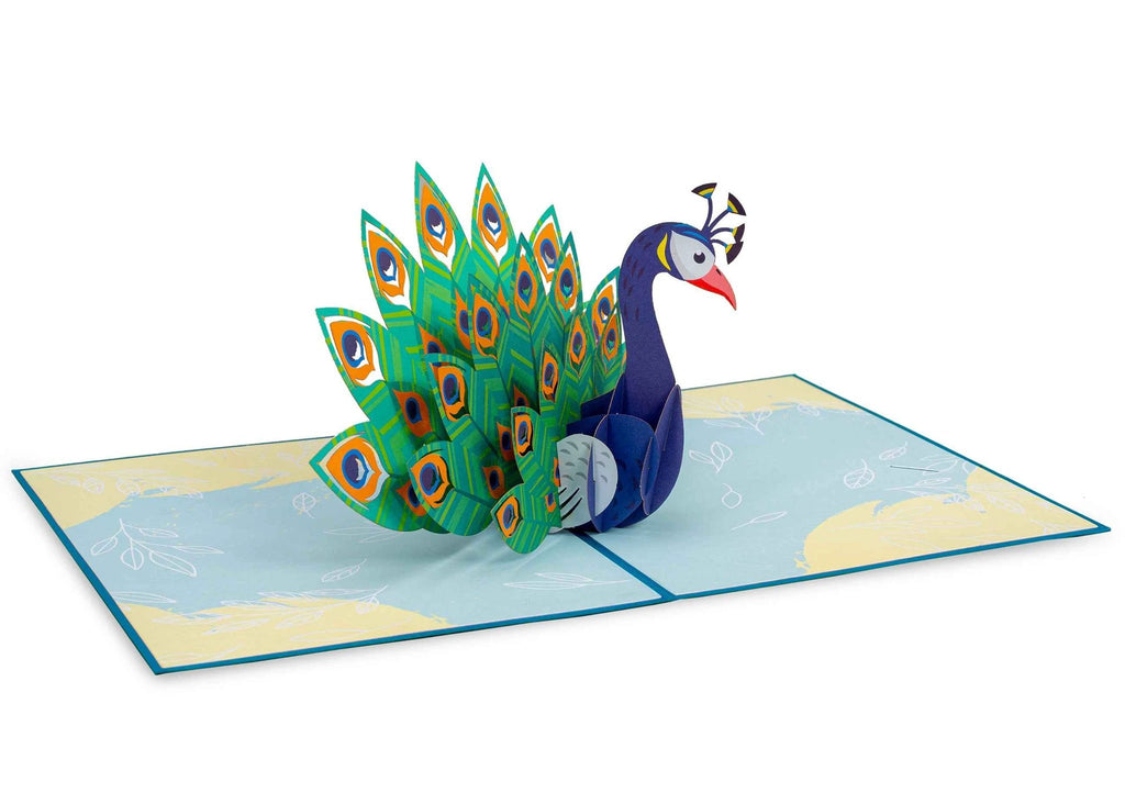 Peacock Pop Up Card by Paper Love