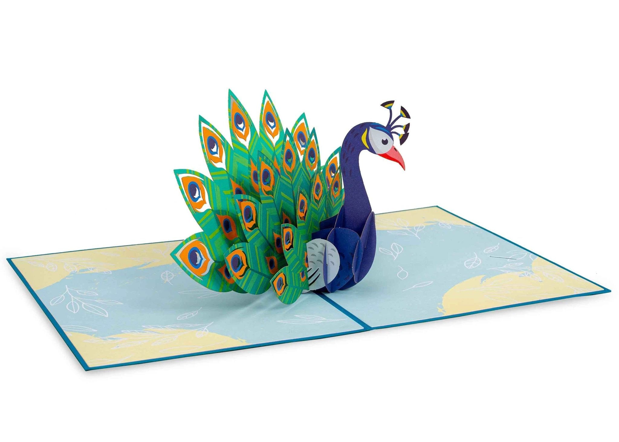 Peacock Pop Up Card by Paper Love