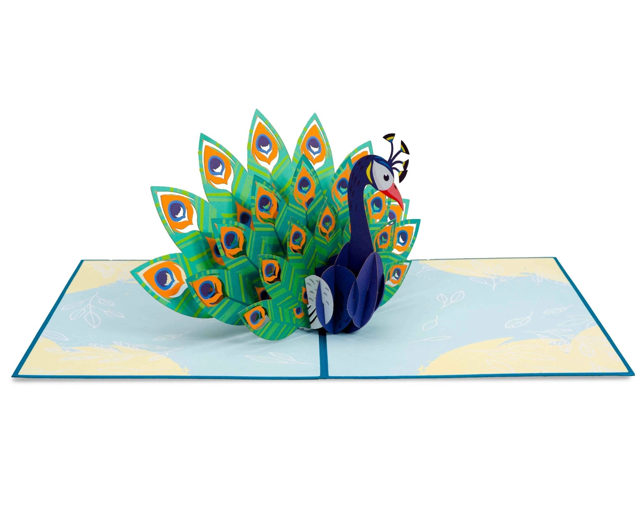 Peacock Pop Up Card by Paper Love