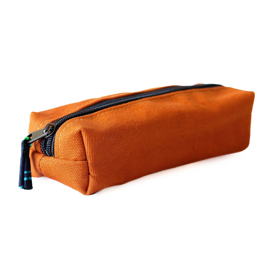 Canvas Pencil Pouch, Zipper Pencil Bag Case