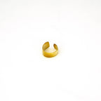 Penda Brass Adjustable Wide Band Cuff Ring
