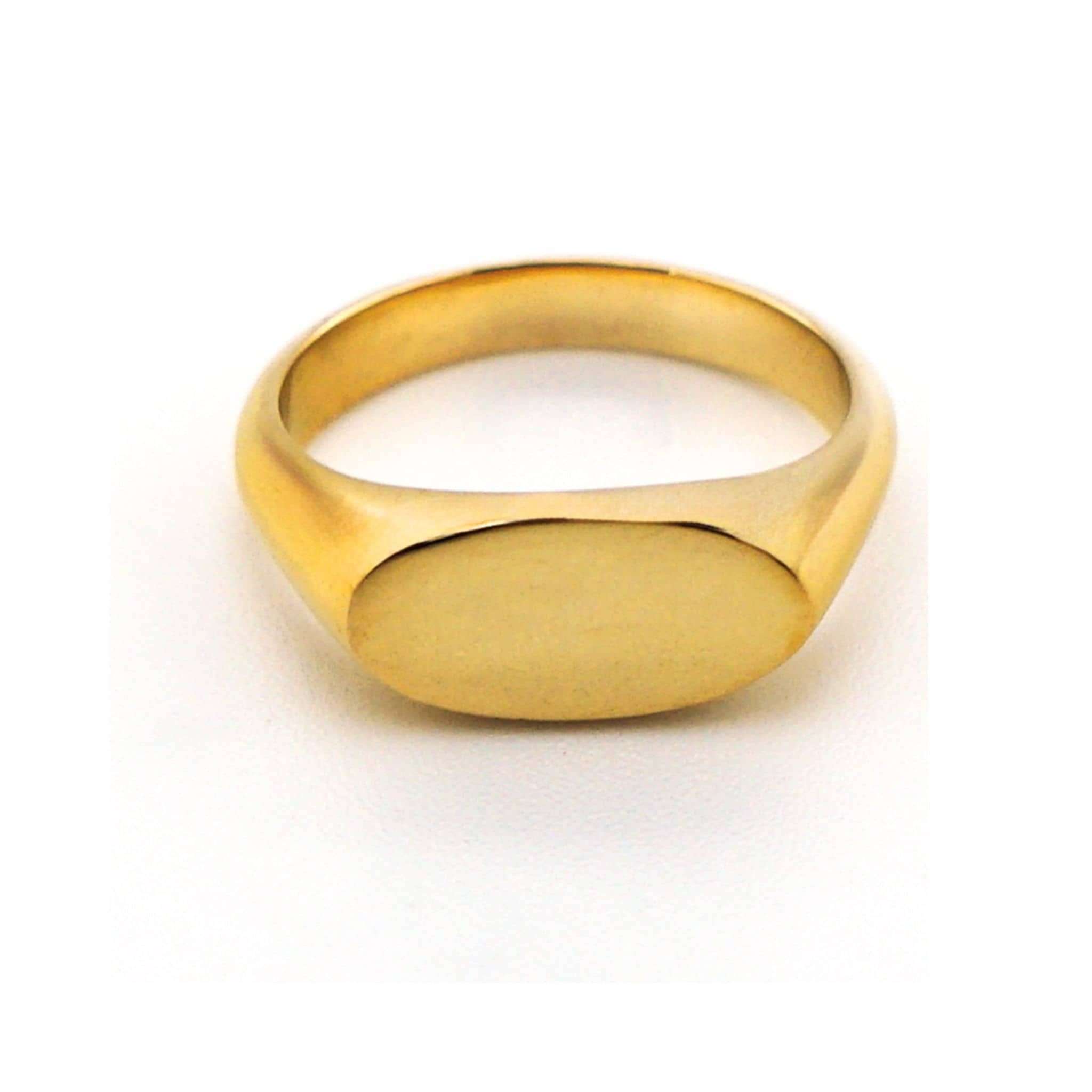 Pendo Oval Signet Brass Ring