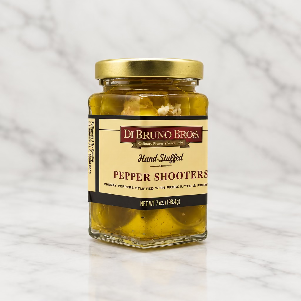 Prosciutto-Stuffed Pepper Shooters