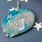 Personalized Baby Name Agate Nursery Decor