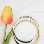 Personalized Stainless Steel Bangle Bracelet