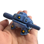1.5" Wooden Musical Frog - Stone Design (Percussion Instrument) by Music Frog Co