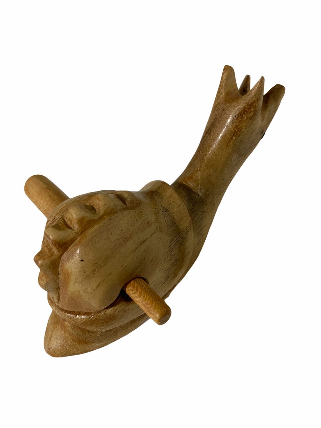 Wooden Musical Snail Percussion Instrument by Music Frog Co