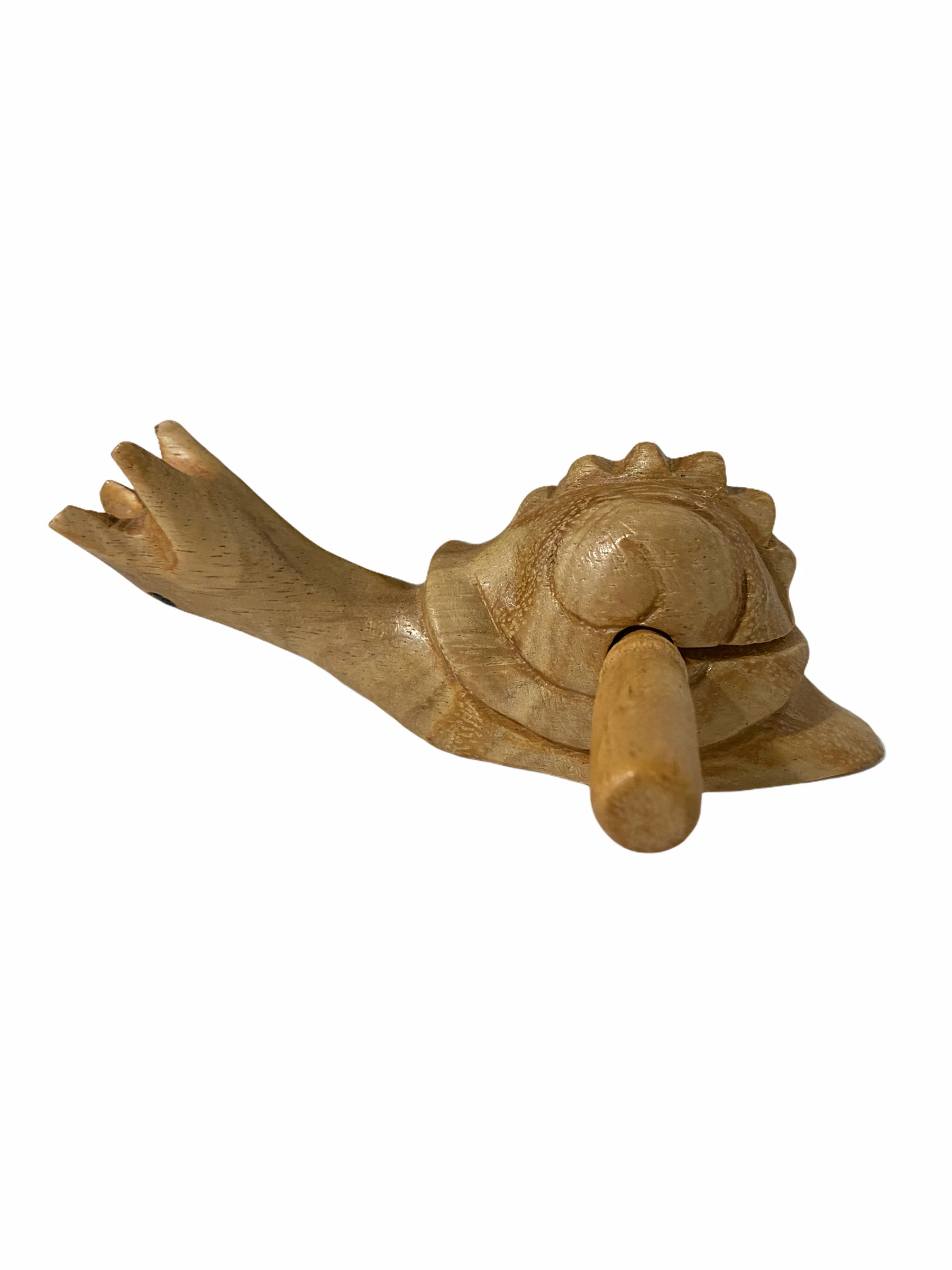Wooden Musical Snail Percussion Instrument by Music Frog Co
