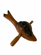 Wooden Musical Snail Percussion Instrument by Music Frog Co