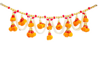 Toran with Beads, Marigold Flowers & Gotta Balls