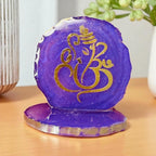 Resin Ganesha in Agate Texture -Perfect Return Gifts for Ganesh Chathurthi/Diwali/Puja