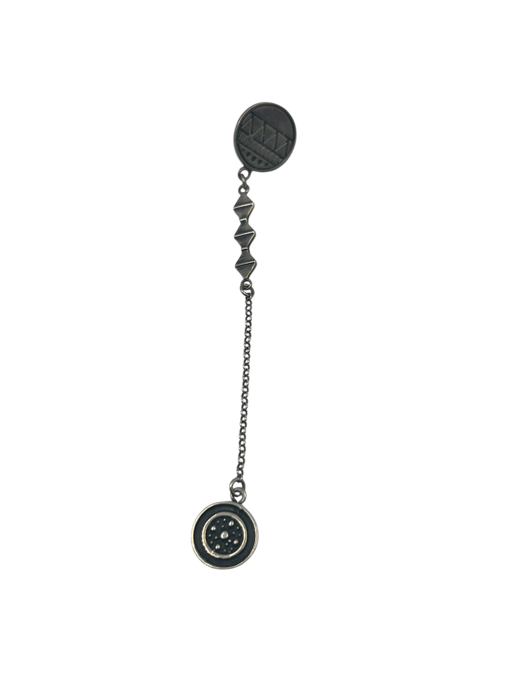 Unity Chain Silver Earring