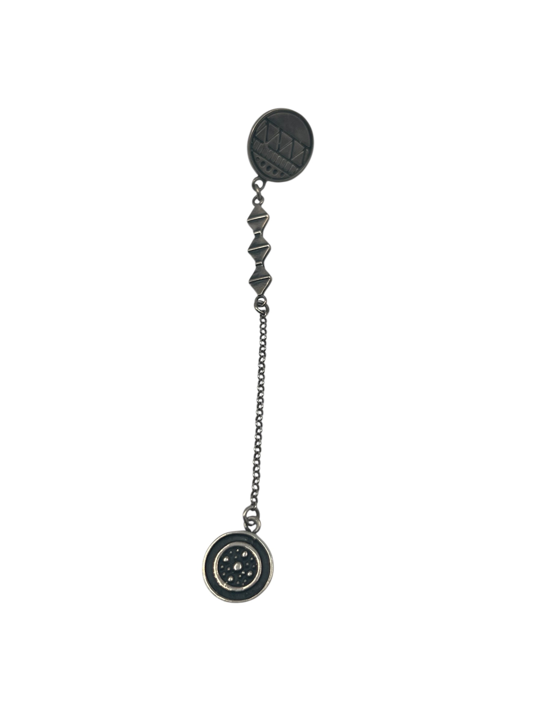 Unity Chain Silver Earring