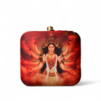 Maa Durga Printed Clutch