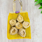 Lotus Urli with Tissue Bags Combo - Return Gifts for Housewarming, Diwali or Puja