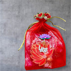 Lotus Theme Shubh Labh & Diya Combo