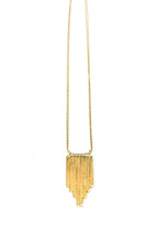 Picket Fence Pendant Necklace by Fair Anita