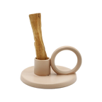 Pilar Ceramic Palo Santo & Candle Holder