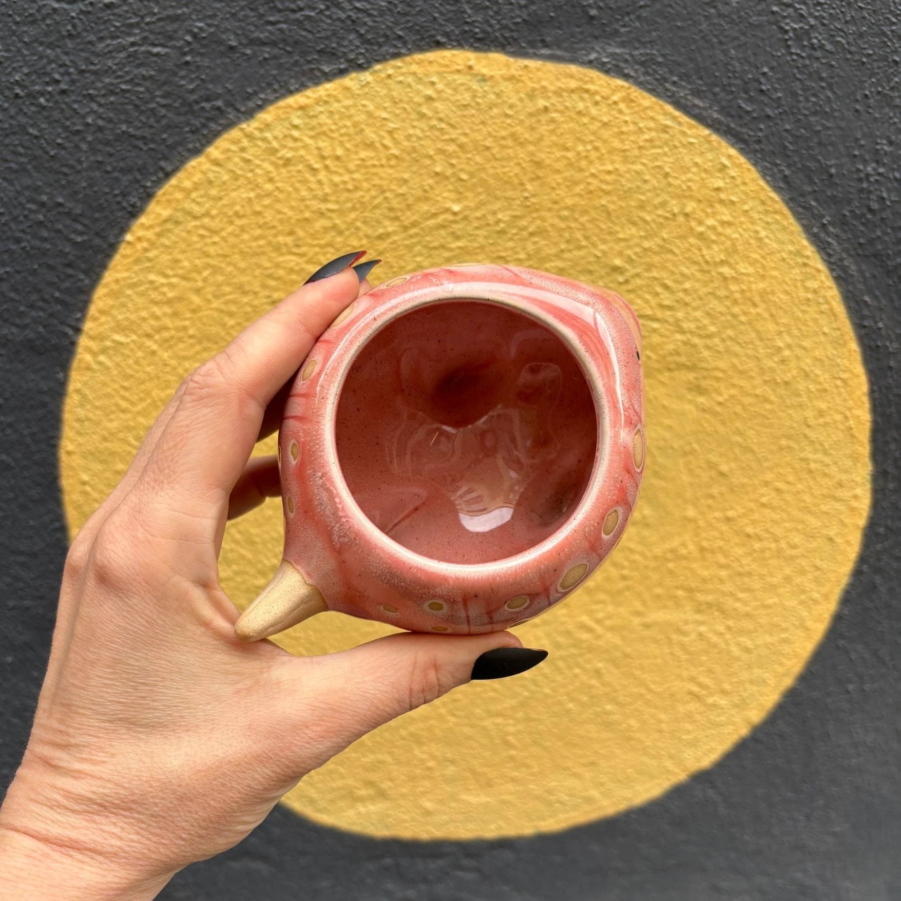 Pink Fish Mini Planter Pot | Tropical Shaped Fish Pot | 5" x 3" by The Bullish Store