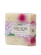 Pink Hydrangea Soap Scrub Bar by Ash & Rose