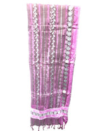 Dupatta with Silver Gota Work