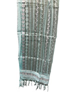Dupatta with Silver Gota Work