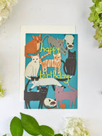 Playful Cats Lasercut Birthday Card by Ash & Rose