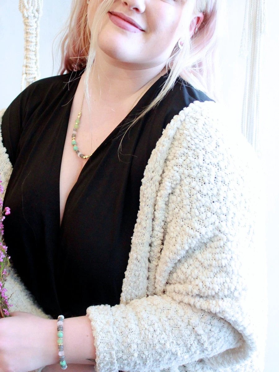 Playful Pastels Beaded Bracelet by Fair Anita