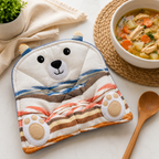 Polar Bear Microwave Bowl Cozy