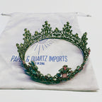 Princess of Pastels Luxe Tiara Crown | Royalty Crown Party or Bridal Hair Accessory