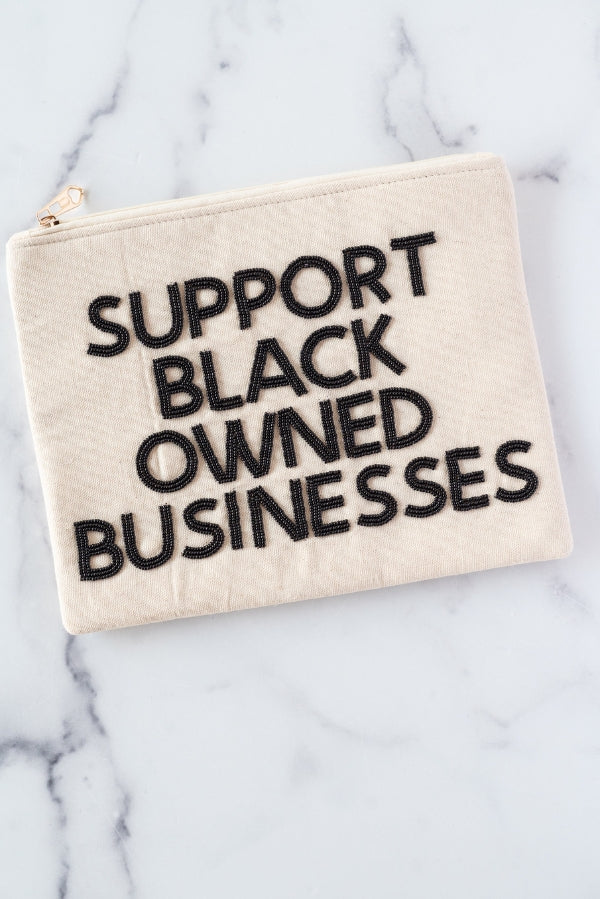 The Support Black Owned Businesses Clutch