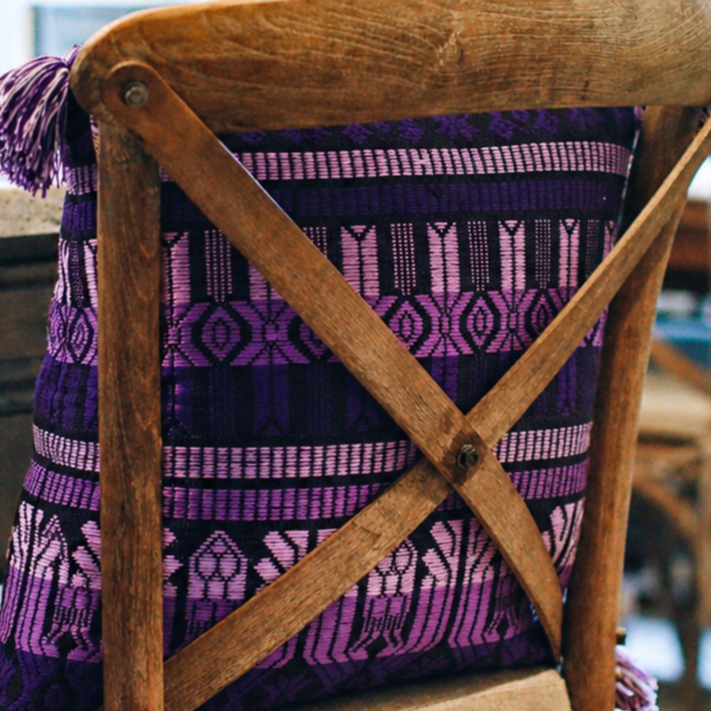 Guatemalan Brocade Throw Pillow