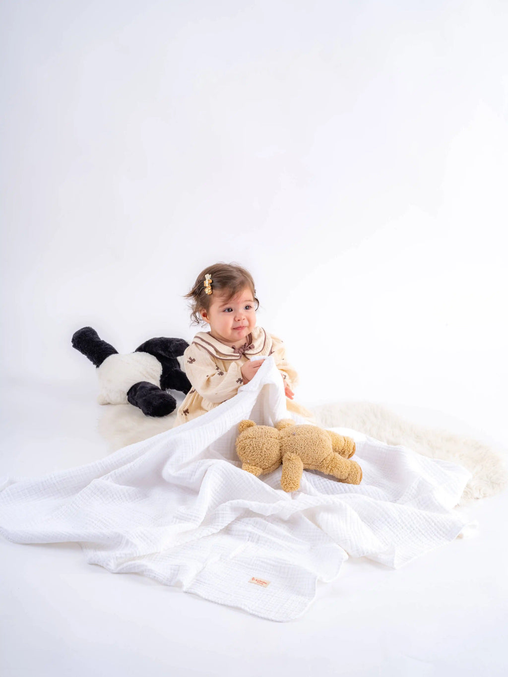 Quilted 4 Layers Muslin Blanket