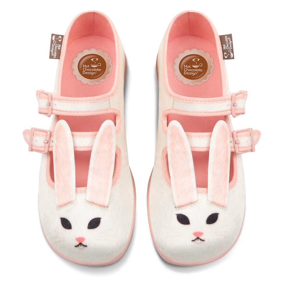 Chocolaticas® Rabbit Women's Mary Jane Flat by Hot Chocolate Design