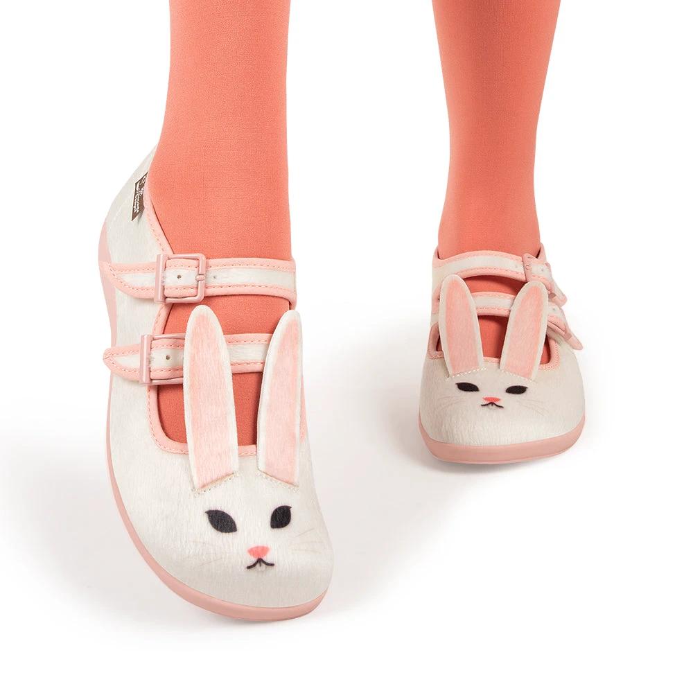 Chocolaticas® Rabbit Women's Mary Jane Flat by Hot Chocolate Design