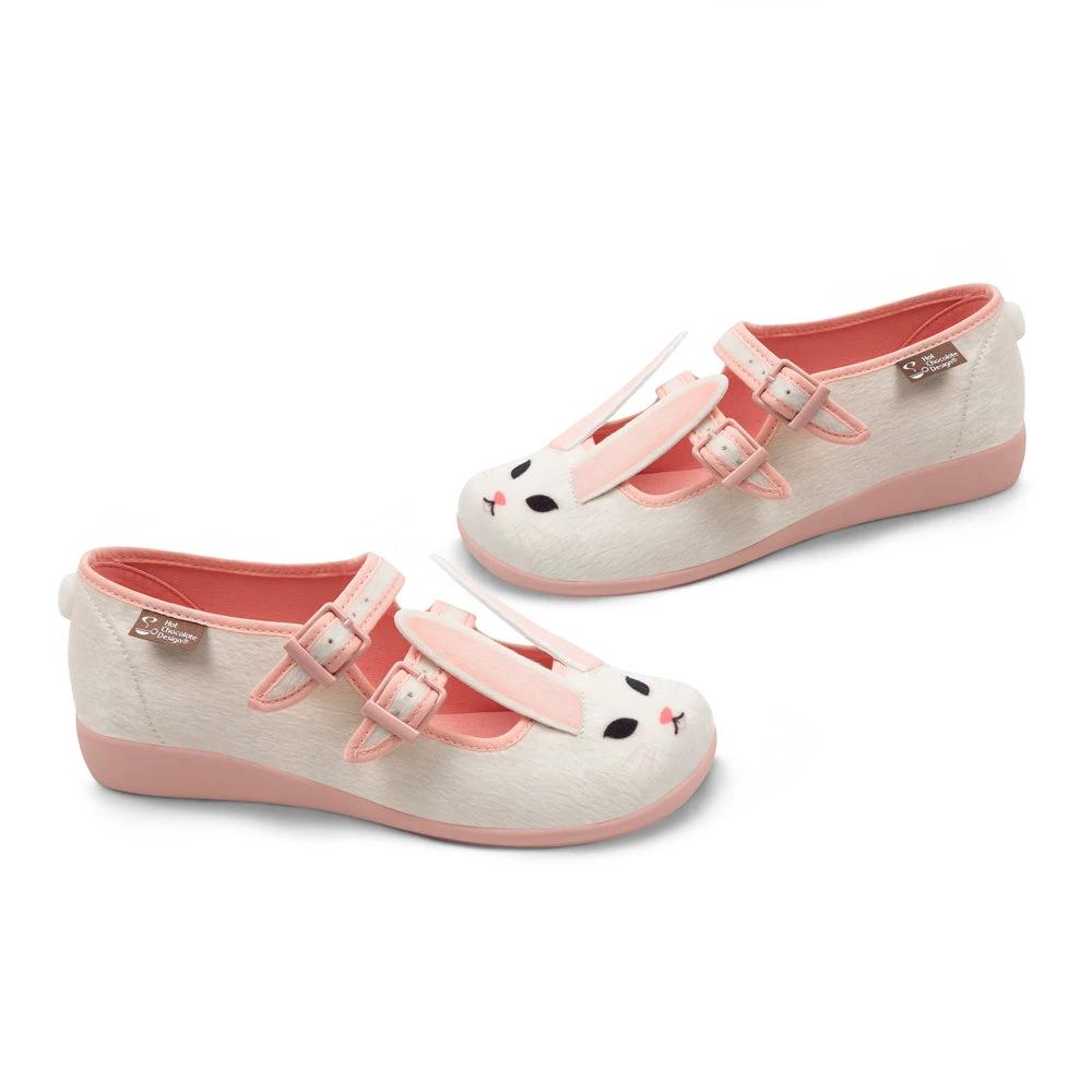 Chocolaticas® Rabbit Women's Mary Jane Flat by Hot Chocolate Design