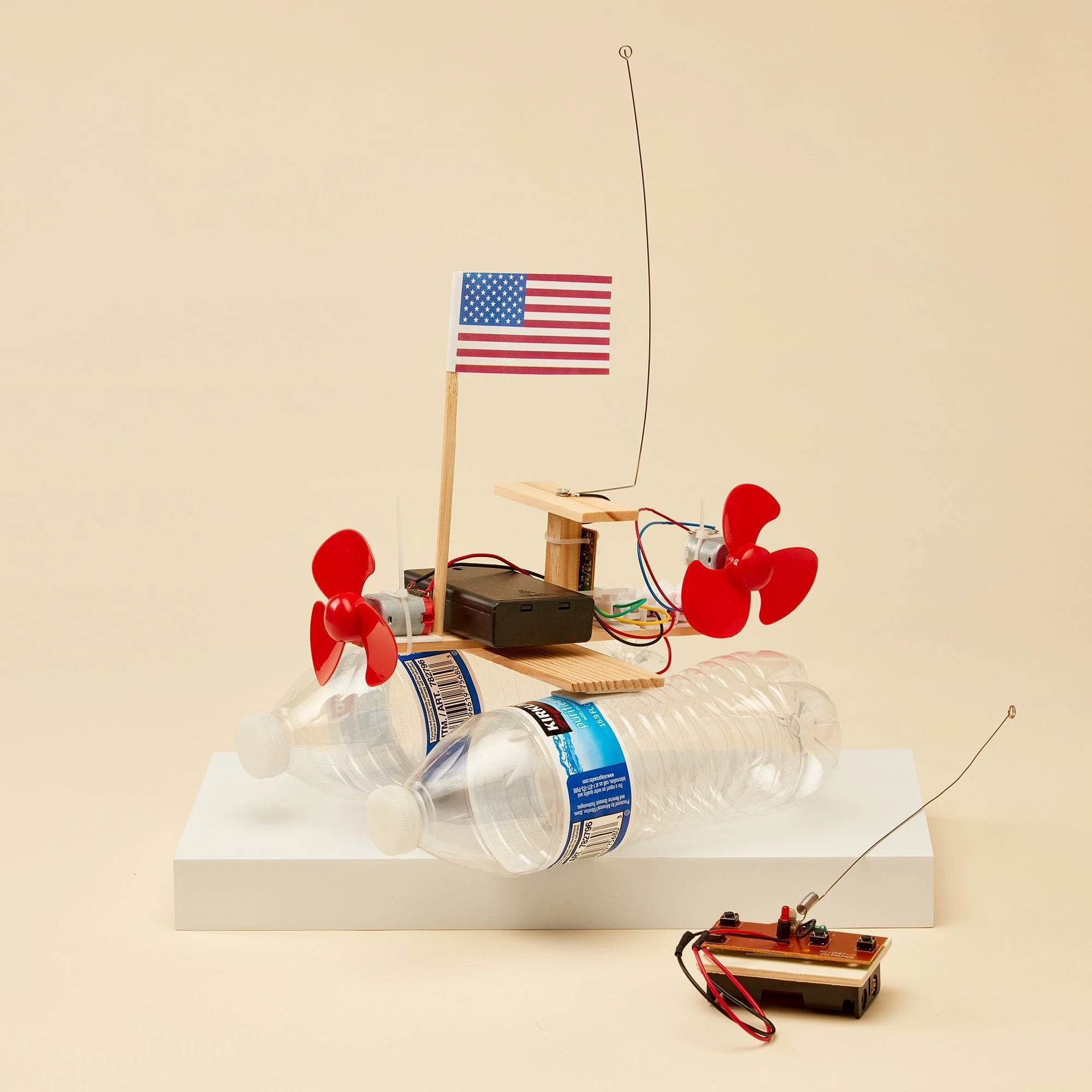 RC Propeller Boat DIY Kit, Educational STEM Toy by Kitsville