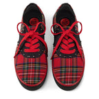 Chocolaticas® Rebel Tartan Casual Sneaker by Hot Chocolate Design
