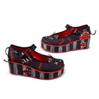 Chocolaticas® Riot Kitty Women's Mary Jane Platform by Hot Chocolate Design