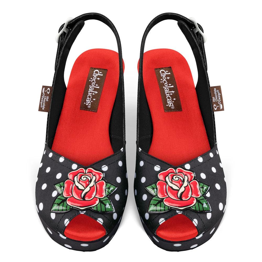 Chocolaticas® Rockabilly Women's Sandal by Hot Chocolate Design