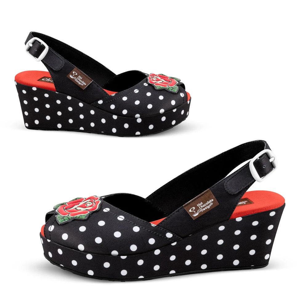 Chocolaticas® Rockabilly Women's Sandal by Hot Chocolate Design
