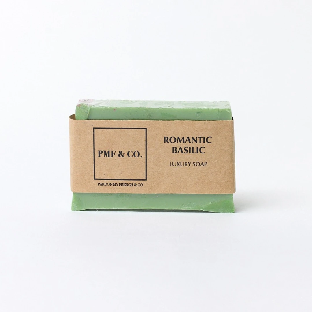 ROMANTIC BASILIC | LUXURY SOAP by Pardon My French & Co
